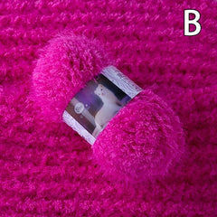 Mink Fleece Phoenix Feather Wool Coral Fleece Soft Art Yarn