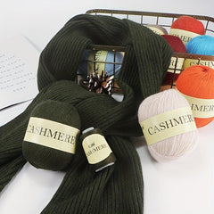 6pcs Pure Mongolian Cashmere Yarn Crochet Hand knitted Cashmere Knitting Wool