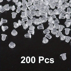 Clear Earring Backs For Studs Posts Safety Back Pads Replacement