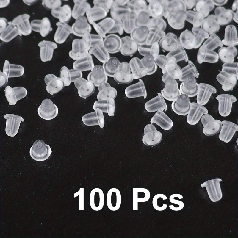 Clear Earring Backs For Studs Posts Safety Back Pads Replacement