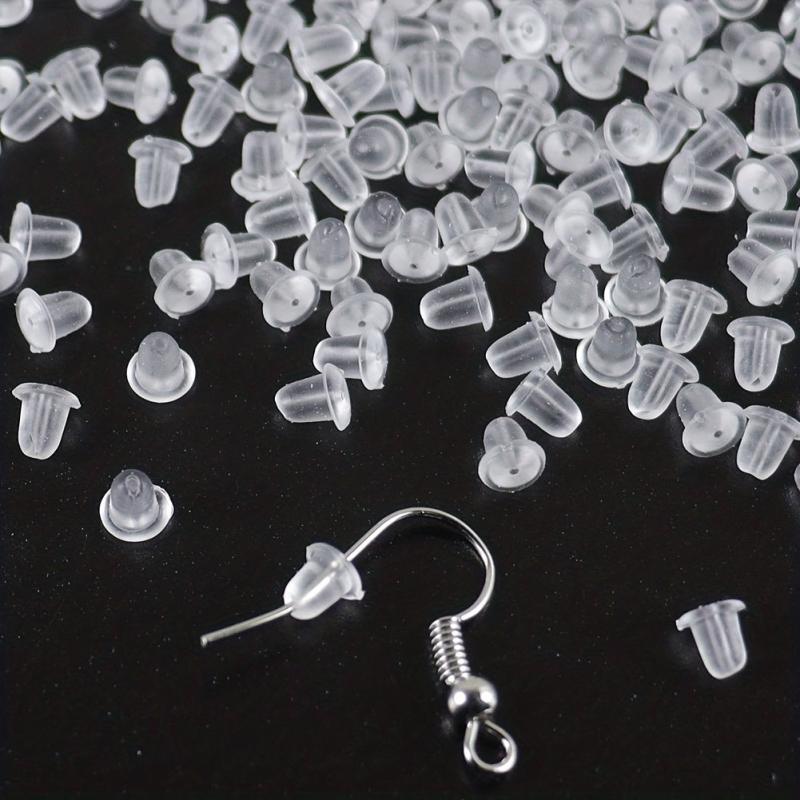 Clear Earring Backs For Studs Posts Safety Back Pads Replacement