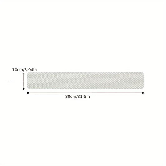5pcs 30.0cmX119 Non Slip Stair Treads Pre Cut Anti Slip Strips Transparent