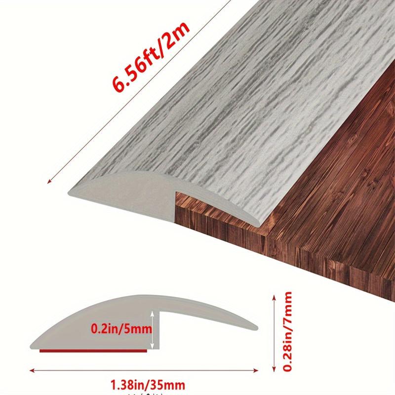 6.56ft Self-Adhesive Floor Transition Strip PVC Threshold Transitions