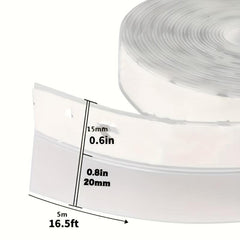 16.5ft Silicone Weather Stripping Tape for Doors & Windows