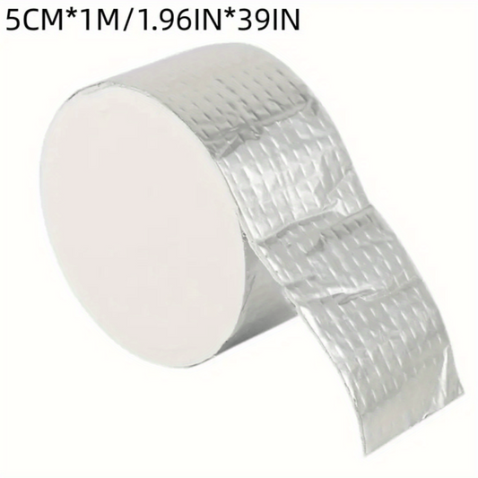 Waterproof Aluminum Foil Butyl Tape High Temp Roof Repair 50mm x 10m