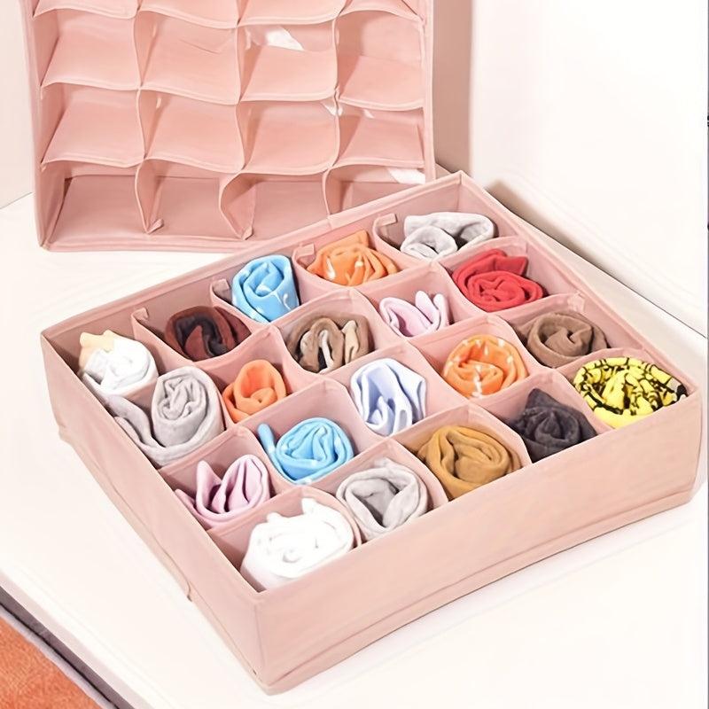 20 Grids Socks Storage Box Non-Woven Fabric Organizer