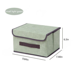 Foldable Dust-proof Storage Box & Basket for Wardrobe Clothes Books Toys