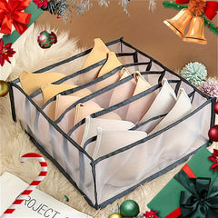 6 Grids Bra Drawer Organizers Lingerie Storage Bins