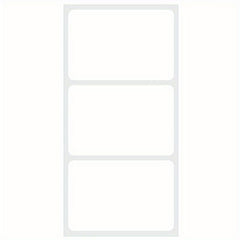 60 Sheets 76x51mm Blank Synthetic Paper Adhesive Labels Bag Packaging 3x2 Inch
