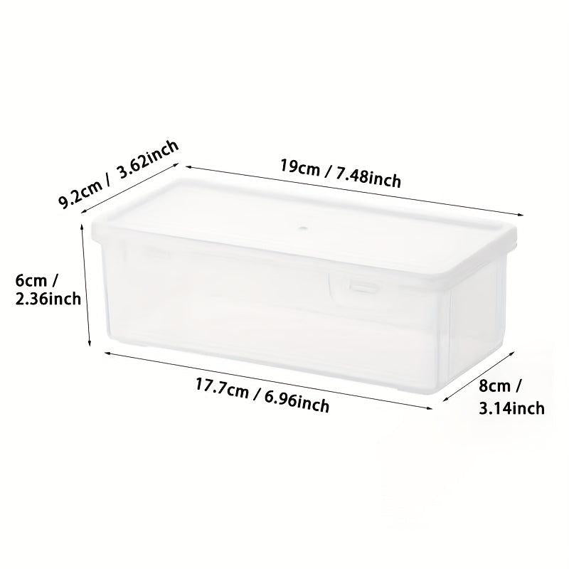 Large Capacity Transparent Plastic Storage Box for Art Supplies