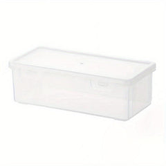 Large Capacity Transparent Plastic Storage Box for Art Supplies