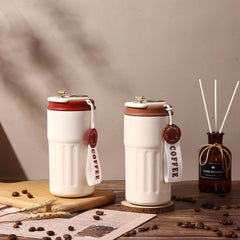 15.5oz Stainless Steel Insulated Coffee Mug with Temperature Display