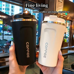 304 Stainless Steel Insulated Coffee Cup 17.2oz Leak Proof Travel Mug
