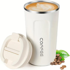 304 Stainless Steel Insulated Coffee Cup 17.2oz Leak Proof Travel Mug