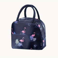 Picnic Bag Lunch Box Tote with Aluminum Foil Insulation Portable Meal Carrier