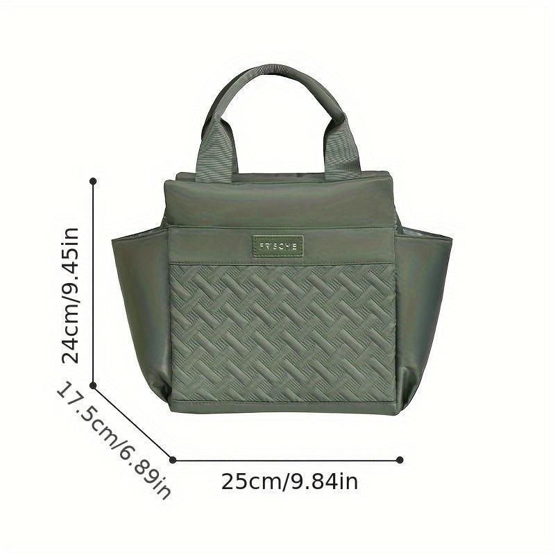 Large Capacity Insulated Cooler Bag Waterproof & Portable Lunch Tote