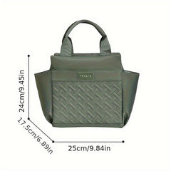 Large Capacity Insulated Cooler Bag Waterproof & Portable Lunch Tote