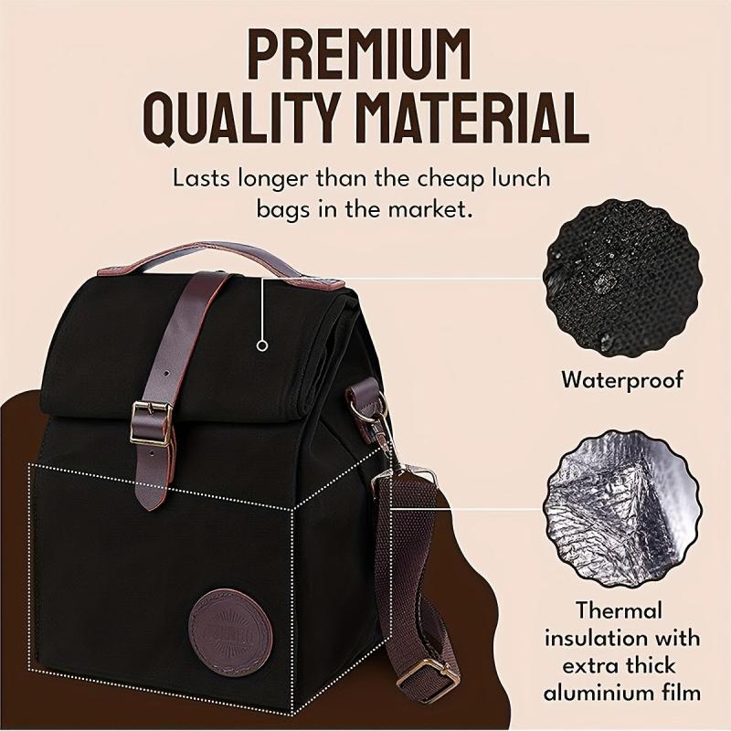 Insulated Lunch Bag Waterproof Ice Bag Backpack Polyester Material