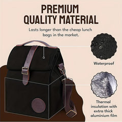 Insulated Lunch Bag Waterproof Ice Bag Backpack Polyester Material
