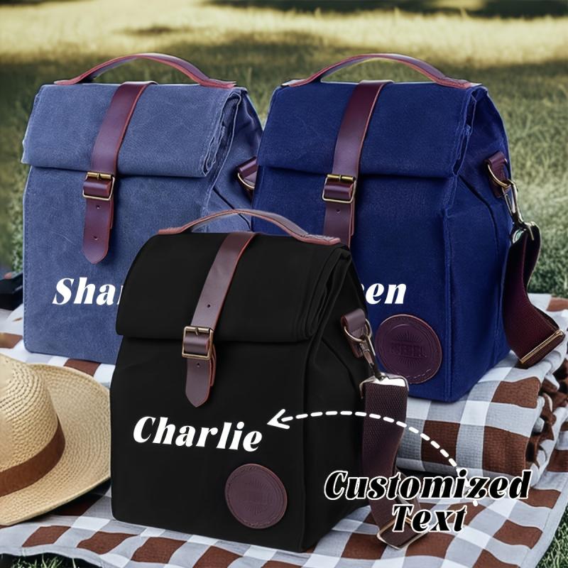Insulated Lunch Bag Waterproof Ice Bag Backpack Polyester Material