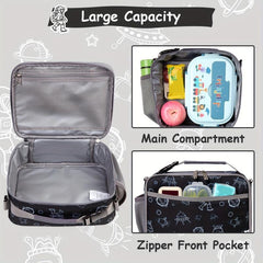 Chase Lunch Bag Insulated Thermal Tote Cooler Bag with Bottle Pocket