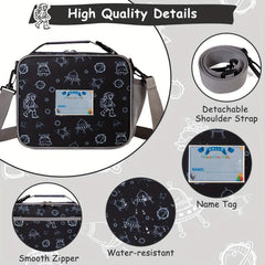 Chase Lunch Bag Insulated Thermal Tote Cooler Bag with Bottle Pocket