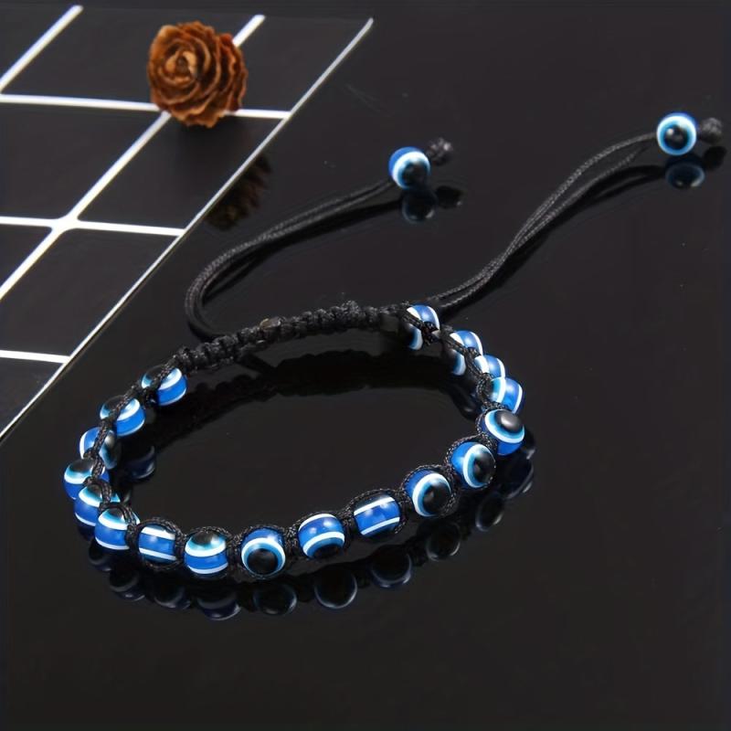 Evil Eye Bracelet Exaggerated Eye Bracelet Personality Handwoven Bracelet