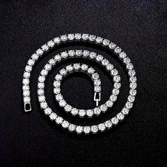 Hip Hop Full Rhinestone Pendant Clavicle Necklace Pendant High Sense Minimalist