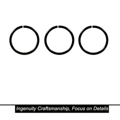 Stainless Steel Round Ring Nose Nail Body Ear Ring