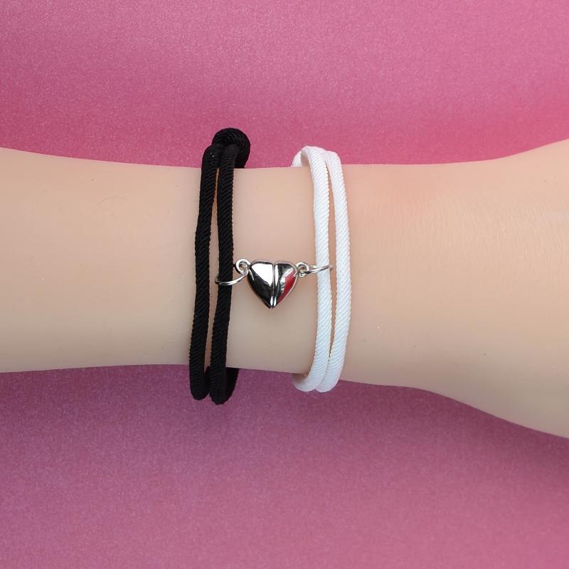 Magnetic Couple Bracelet Set, Love Couple Bracelet