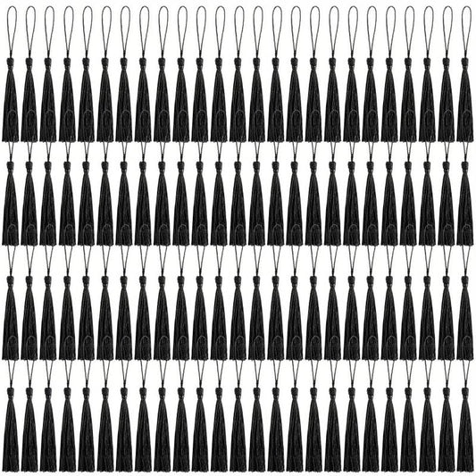 100pcs 144pcs Bookmark Tassels For Crafts Keychain Graduation