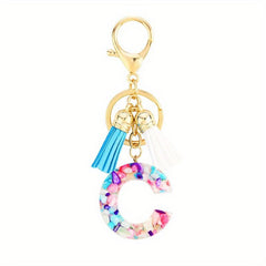 Initial Letter Keychain Alphabet Key Chain Phone Pendant Car Ornament