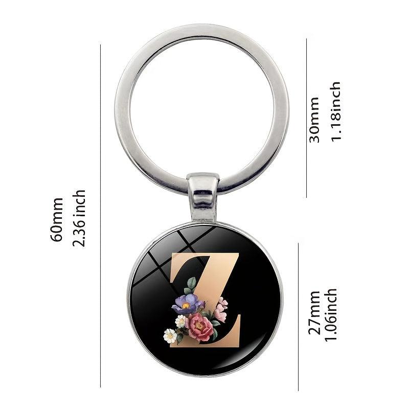 Crystal Gem Flower Key Chain Pendant for Women