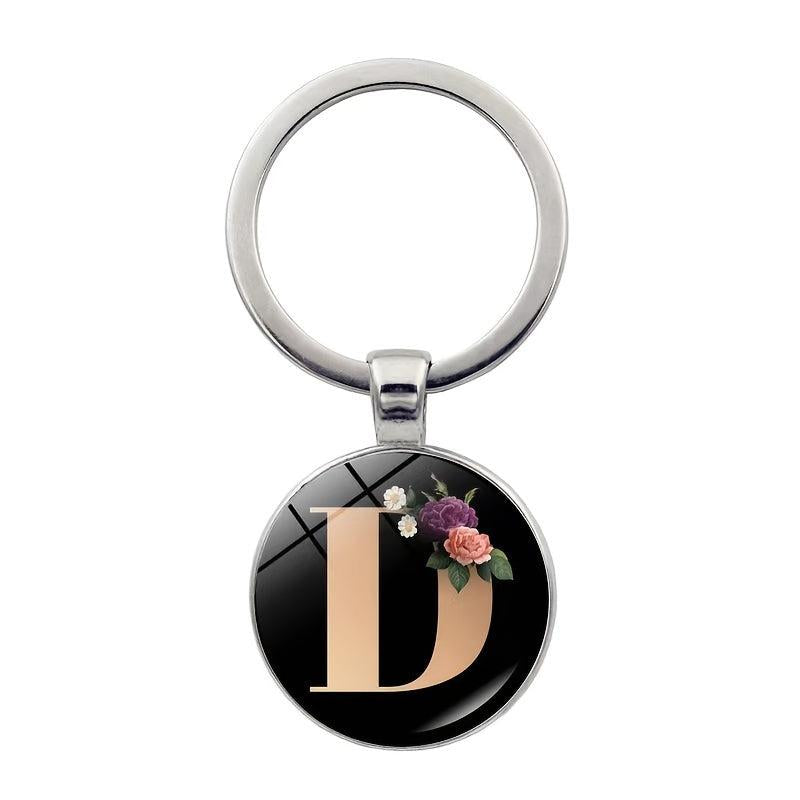 Crystal Gem Flower Key Chain Pendant for Women