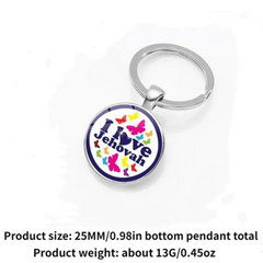 JW.org Keychain Christian Key Ring Bag Charm Gift