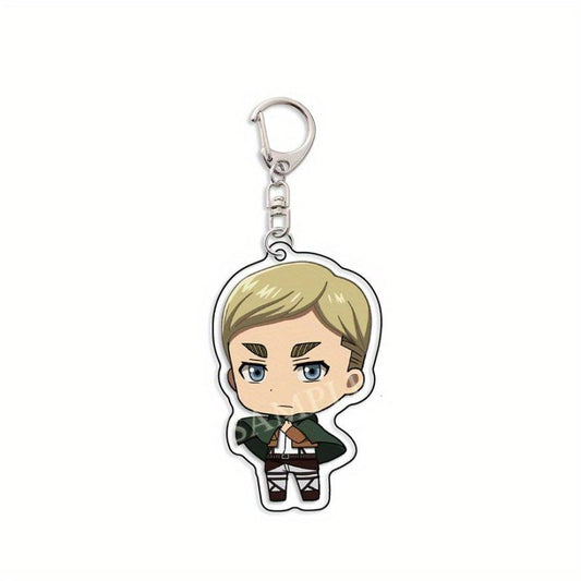 Cartoon Keychain Pendant Anime Figure Double Sided Key Chain Pendant