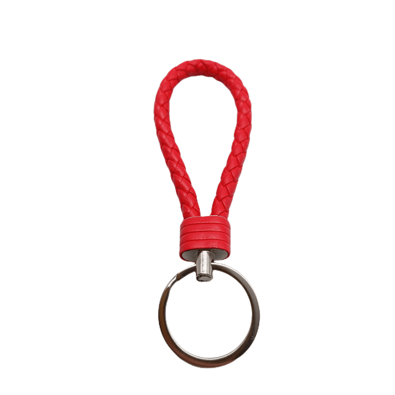 Woven Leather Rope Key Chain Car Key Chain Couples Bag Clothing Accessories