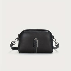 Metal Decor Crossbody Bag Square Shoulder Phone Purse