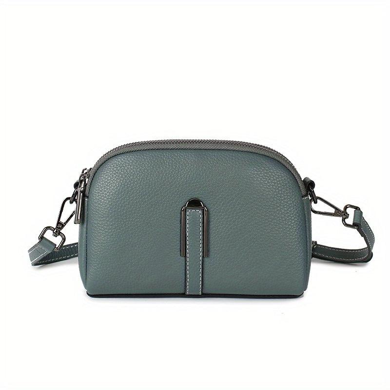 Metal Decor Crossbody Bag Square Shoulder Phone Purse