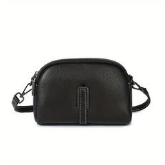 Metal Decor Crossbody Bag Square Shoulder Phone Purse