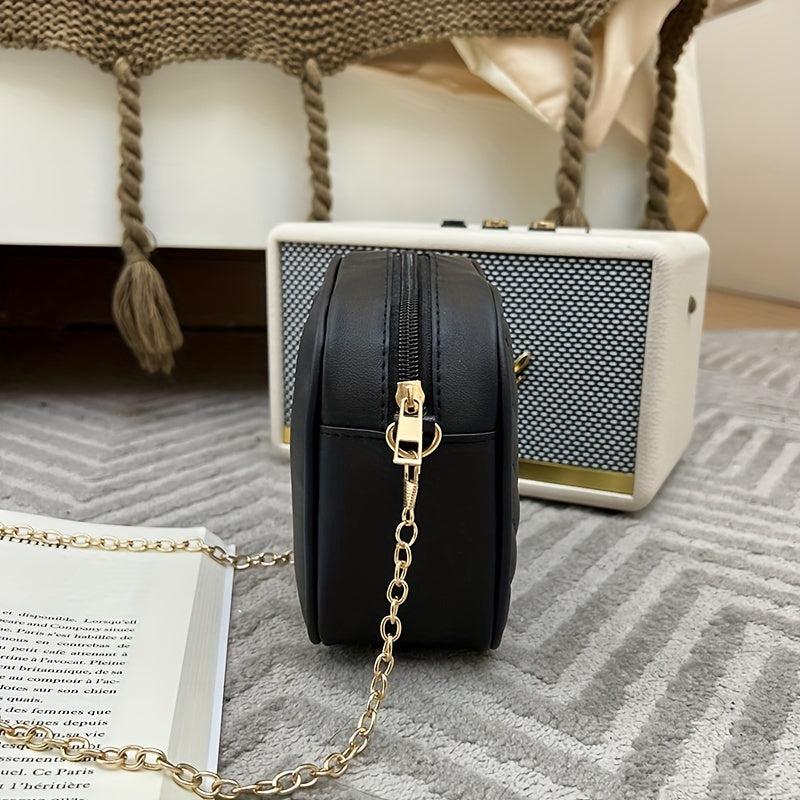 Women's Minimalist Square Shoulder Bag Quilted Detail for Work