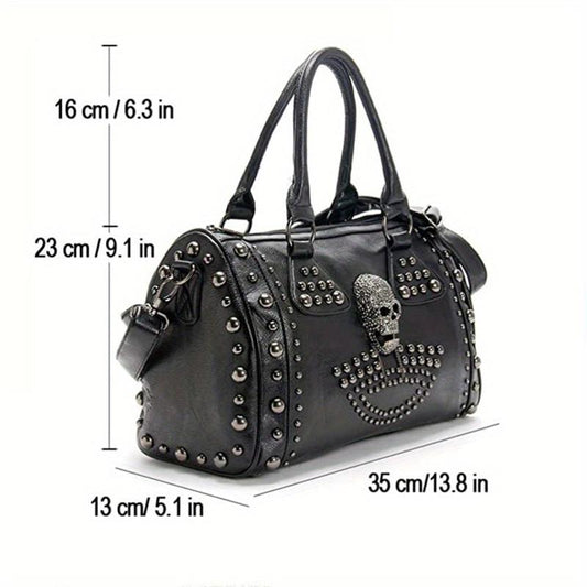 Y2K Style Shoulder Bag Faux Leather Large Capacity Crossbody
