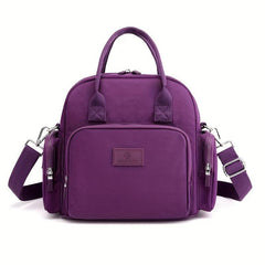 Casual Nylon Crossbody Bag Multifunctional Backpack