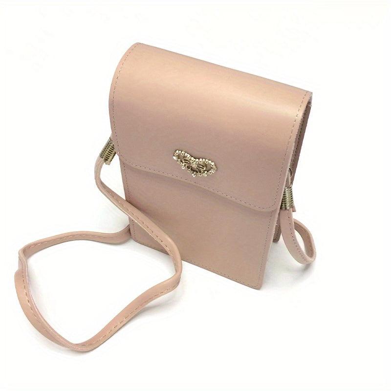 Solid Flap Crossbody Bag Women's Shoulder Bag