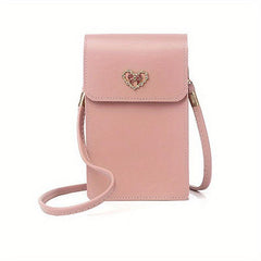 Solid Flap Crossbody Bag Women's Shoulder Bag