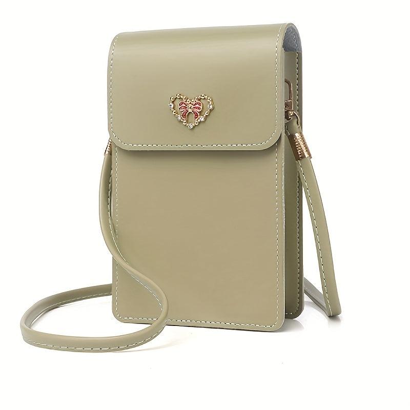 Solid Flap Crossbody Bag Women's Shoulder Bag