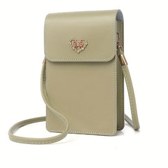 Solid Flap Crossbody Bag Women's Shoulder Bag