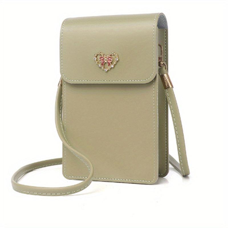Solid Flap Crossbody Bag Women's Shoulder Bag