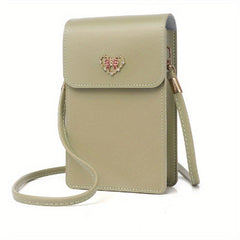 Solid Flap Crossbody Bag Women's Shoulder Bag
