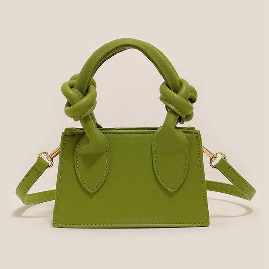 Small Square Bag Zipper Shoulder Bag Crossbody Purse